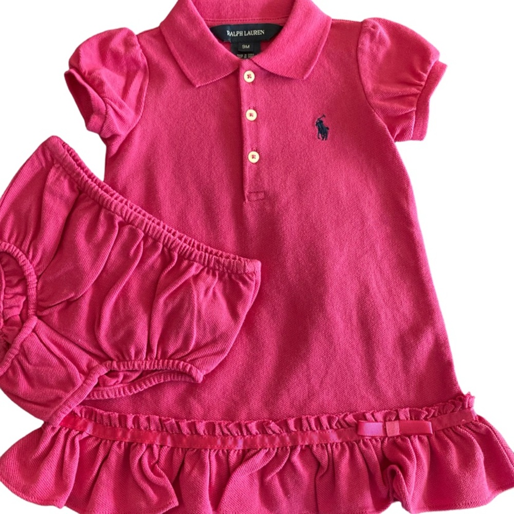 Ralph Lauren Dress, New Size 9 months Baby girl
